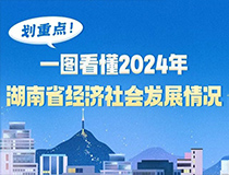 劃重點！一圖看懂2024年湖南省經濟社會發展情況